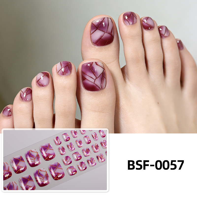 Full Cover Adhesive - 34tips Adhesivos de Gel para Uñas