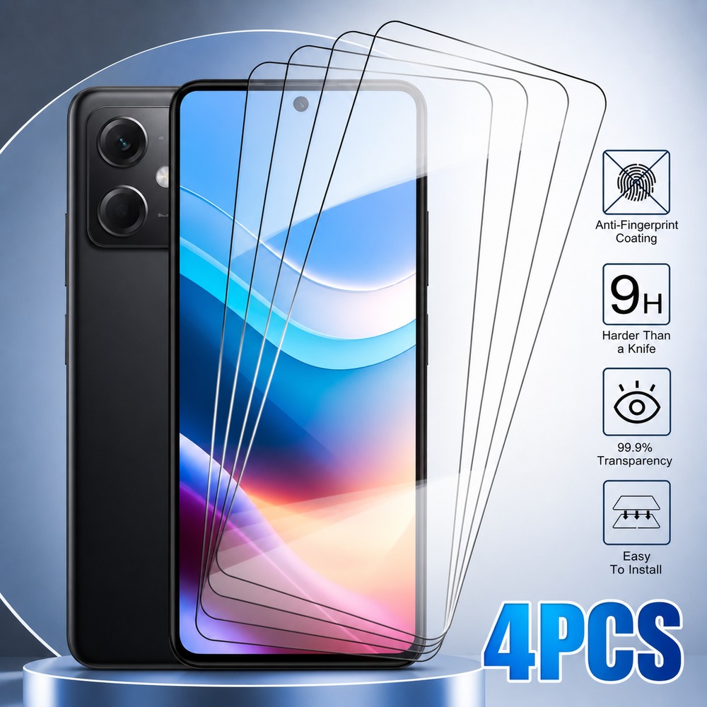 Realme C67 - 4PCS Cristal Templado Para Realme C12