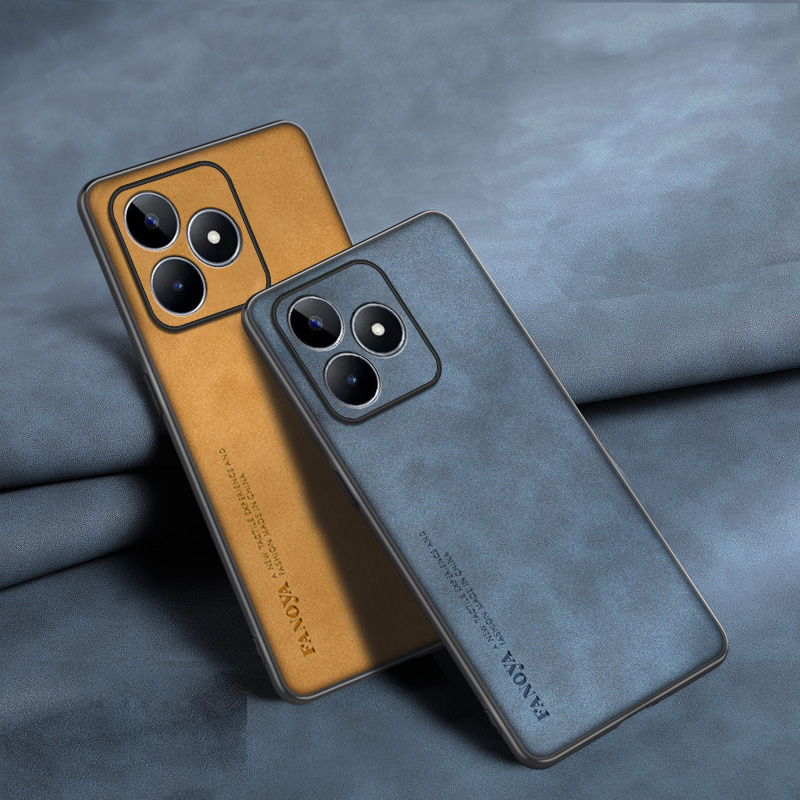 Realme Note 50 - Funda de cuero mate a prueba