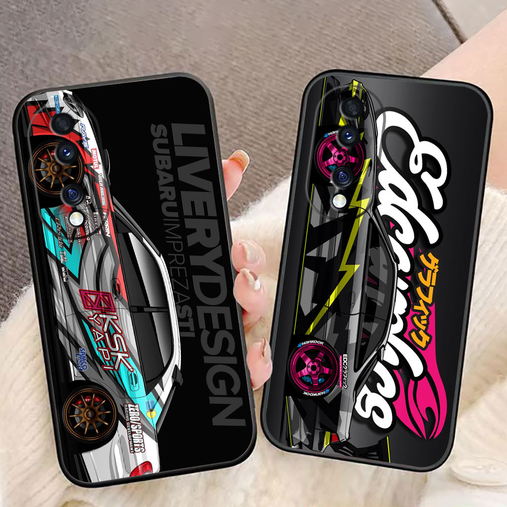 Vivo Y28 - Funda de teléfono deportiva Tokyo JDM