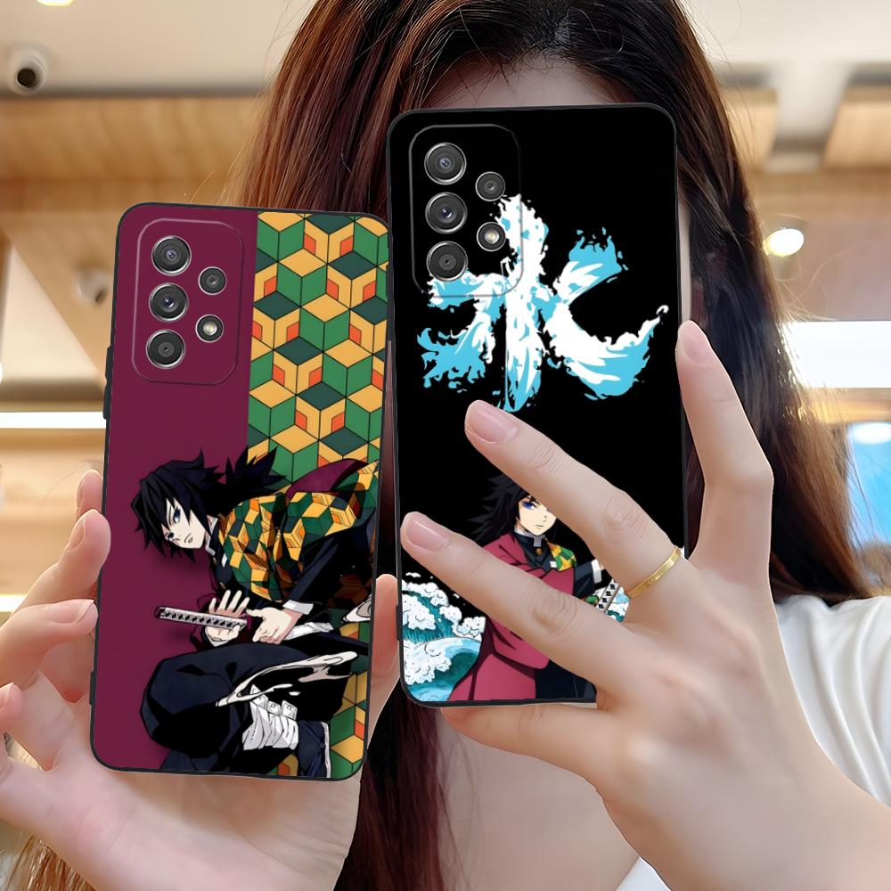 Samsung Galaxy A55 - Funda de teléfono Demon Slayer Giyu