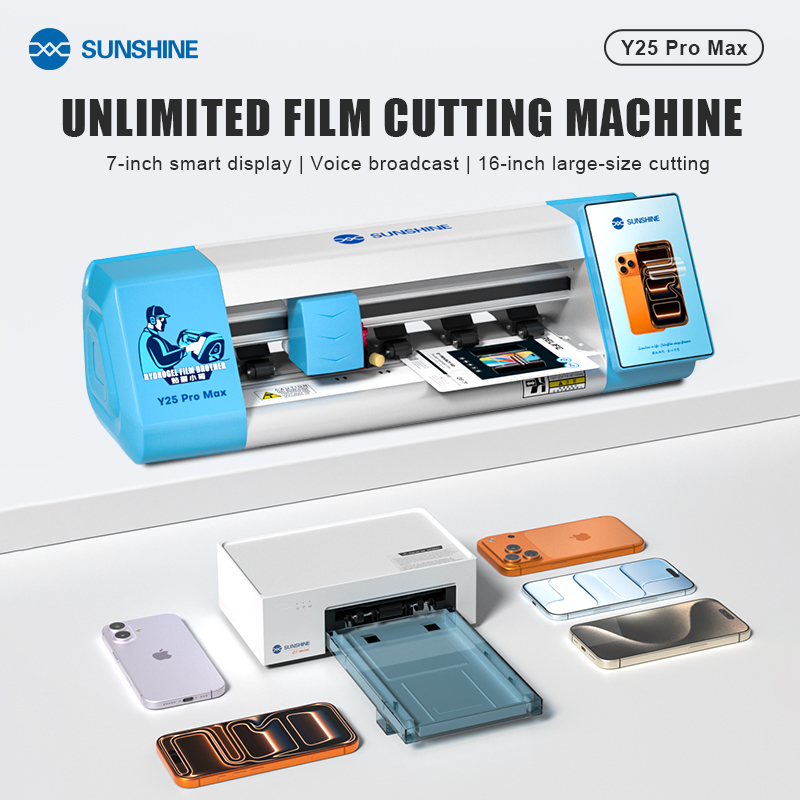 Screen Protector Cutter - SUNSHINE Y25 Pro Max Máquina de