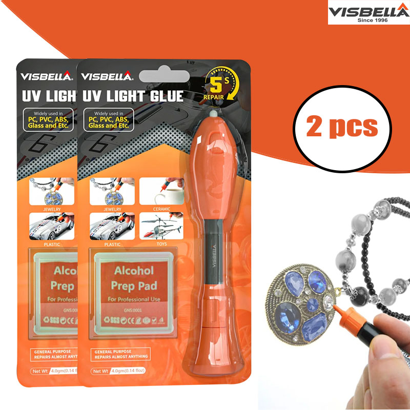 Liquid Uv Glue Kit - Visbella-lápiz de pegamento con luz UV,