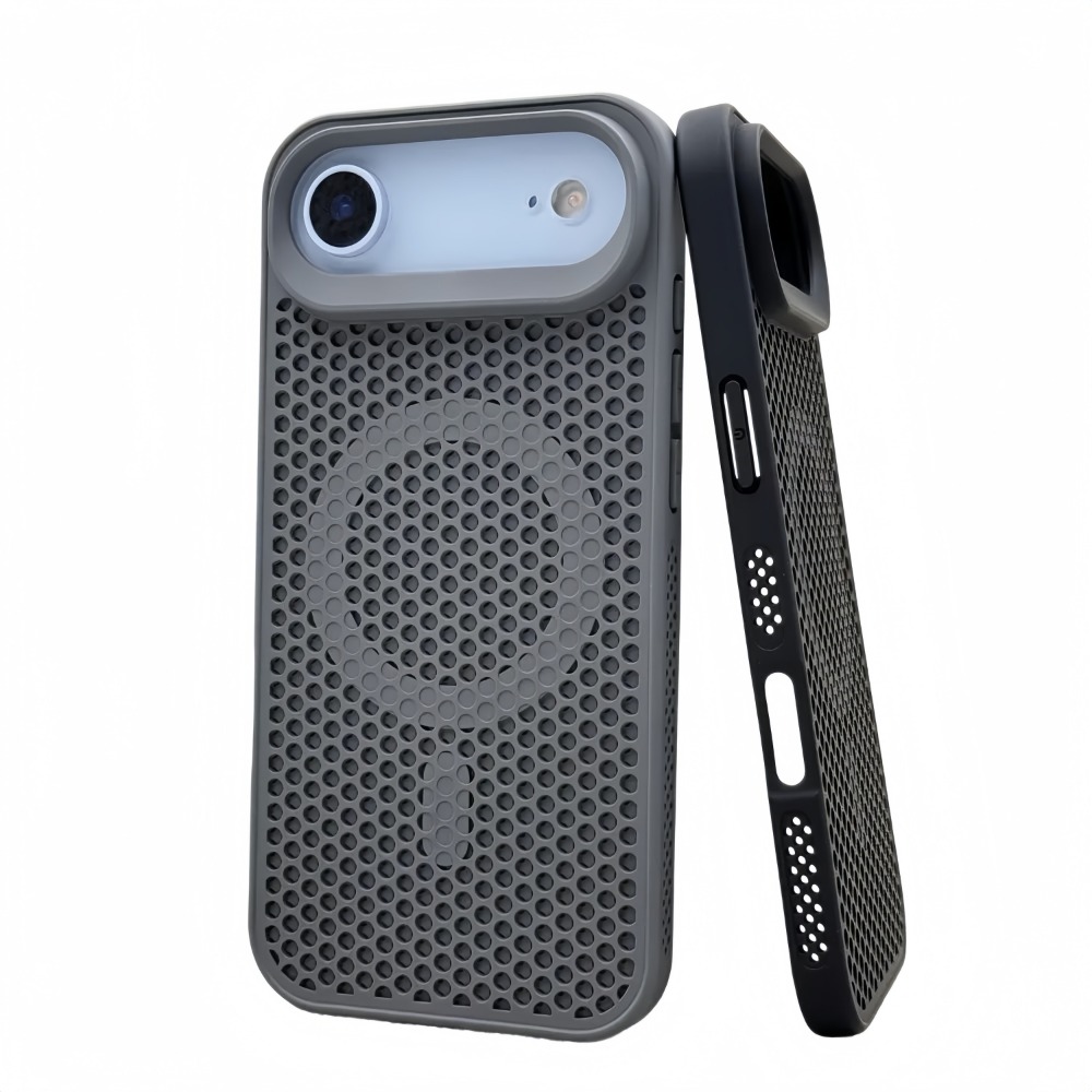 Apple Iphone 16 - Funda Magnética Transpirable de Malla Hueca