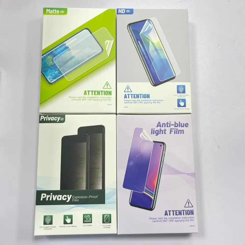 Flexible Tpu Film - 50 protectores de pantalla de hidrogel