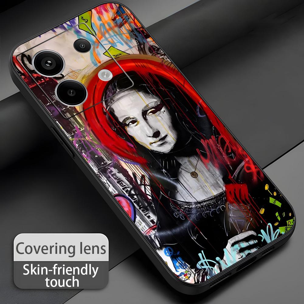 Banksy Graffiti Art funda de t - Xiaomi Redmi Note 13 reseña y precio