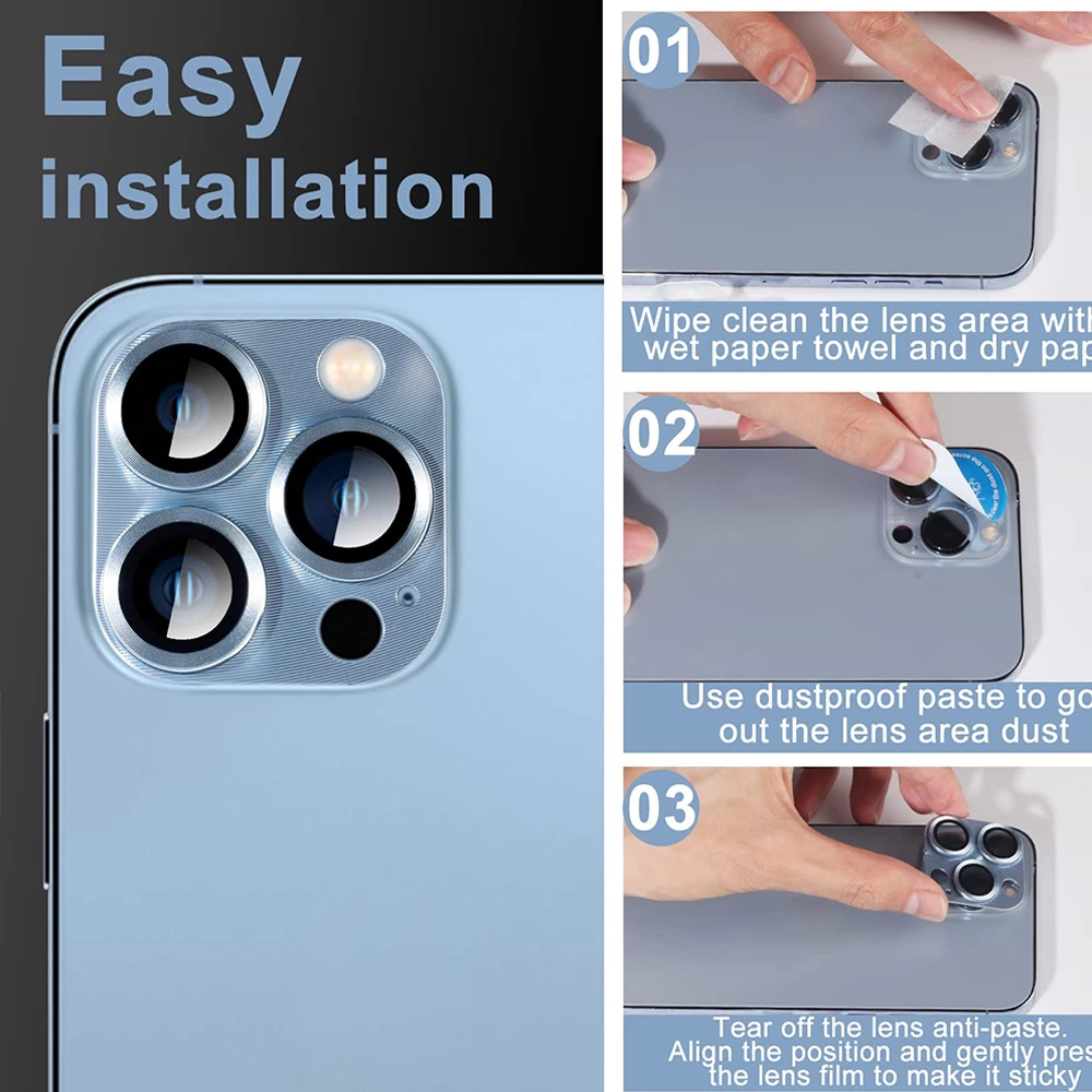 Protector de Lente de Cámara d - Tempered Glass Screen 9H reseña y precio