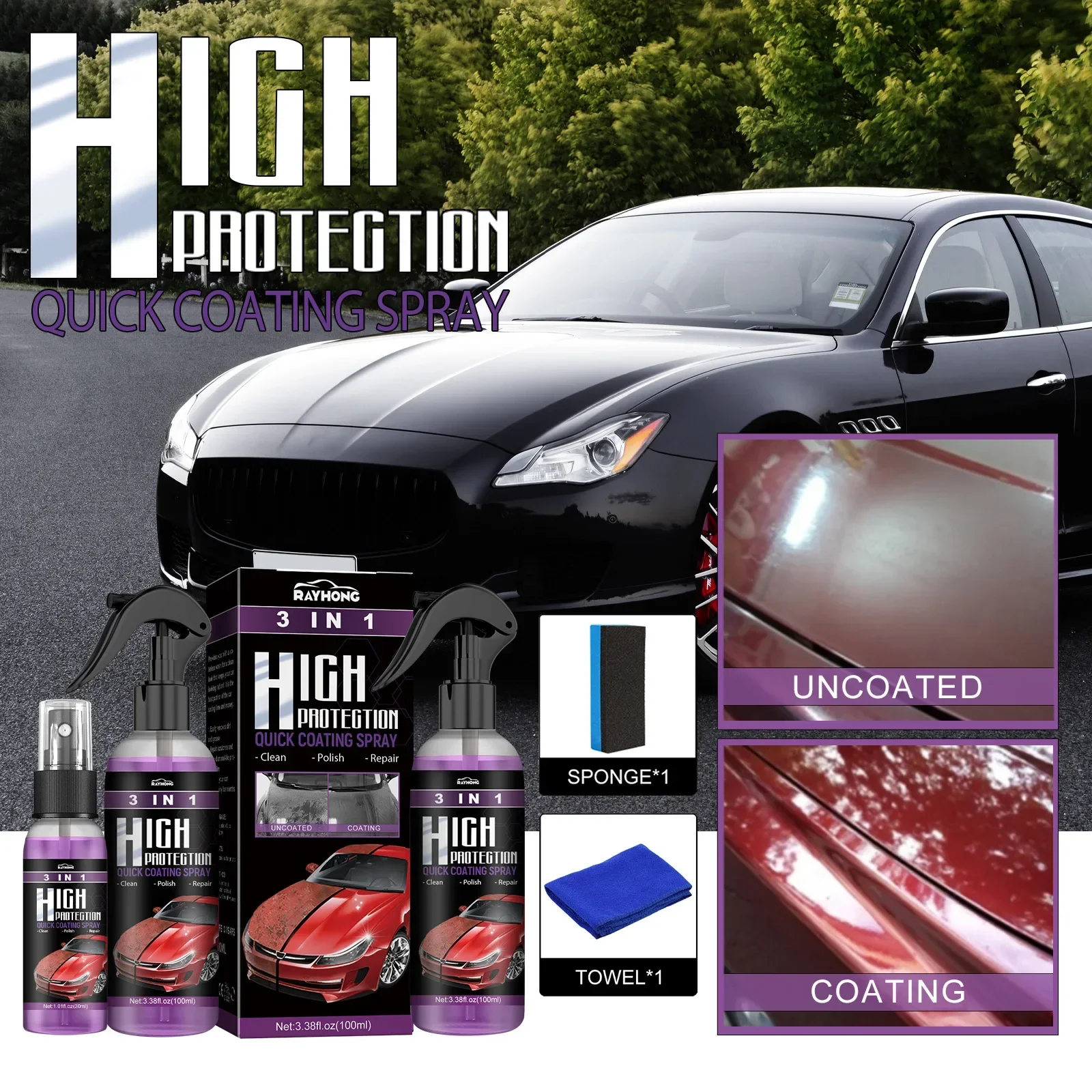 Revestimiento Nano de cerámica - Nano Liquid Coating reseña y precio