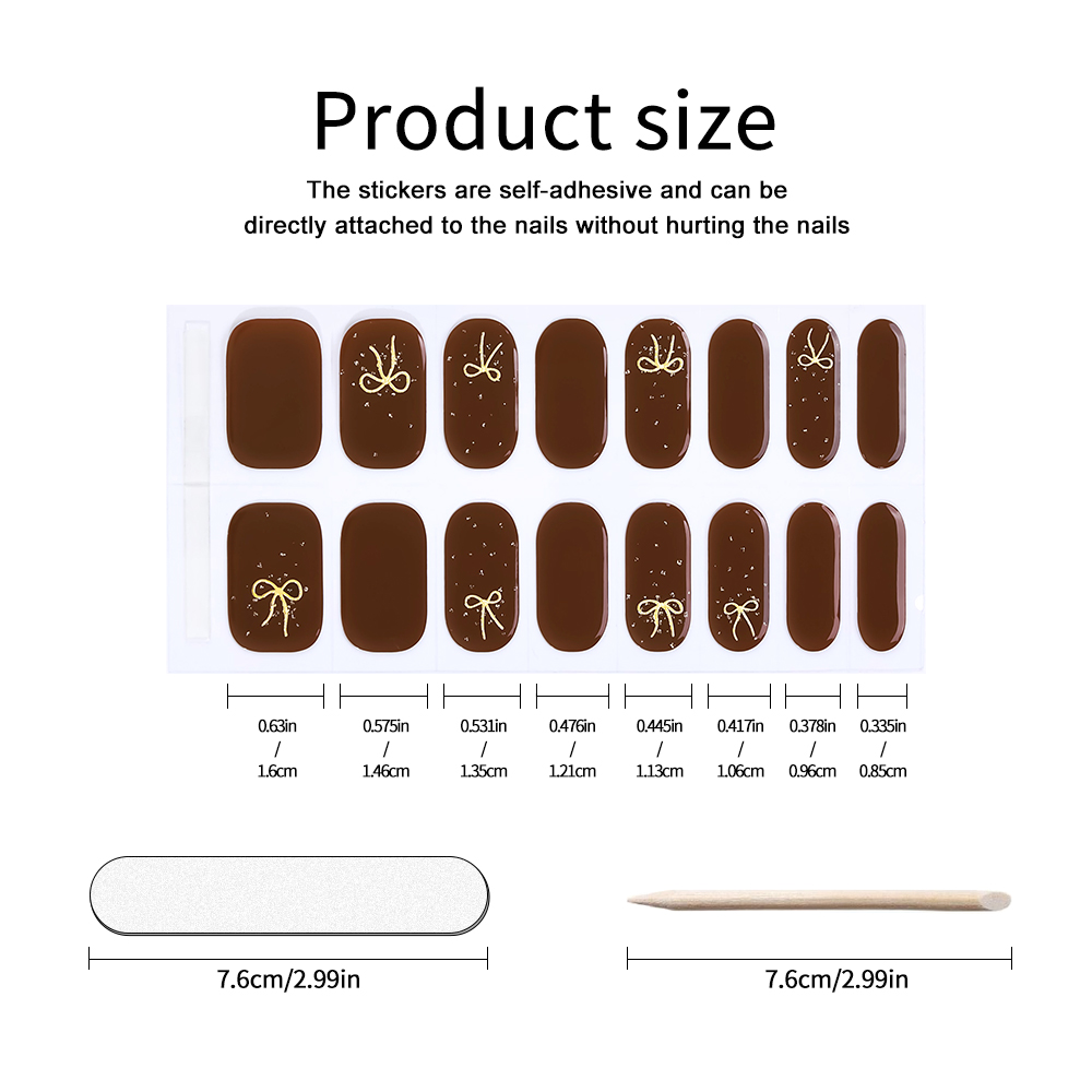 Tiras de Uñas de Gel Semicurad - Full Cover Adhesive reseña y precio