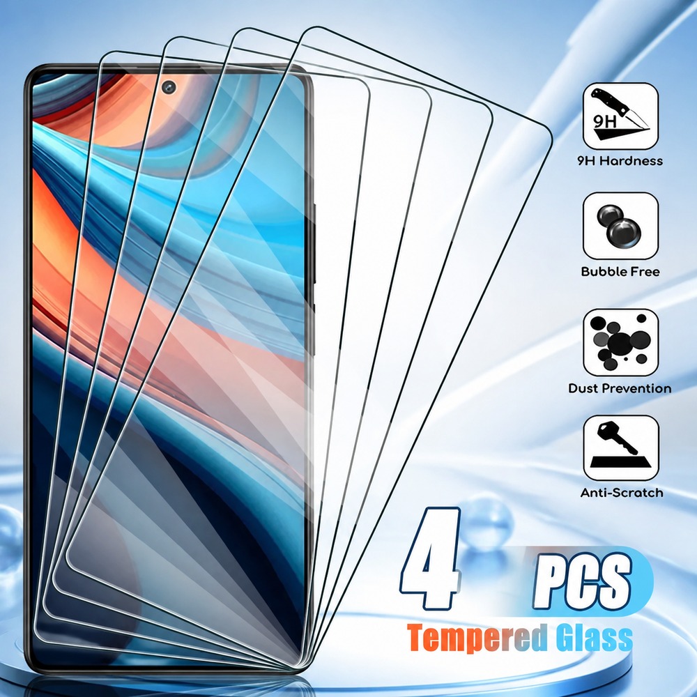 4PCS Cristal Templado Para Rea - Realme C67 reseña y precio